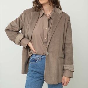 DONNI. CORD BLAZER -XS